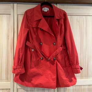 Michael by Michael Kors Women’s Belted Sateen Trench Coat Size XL